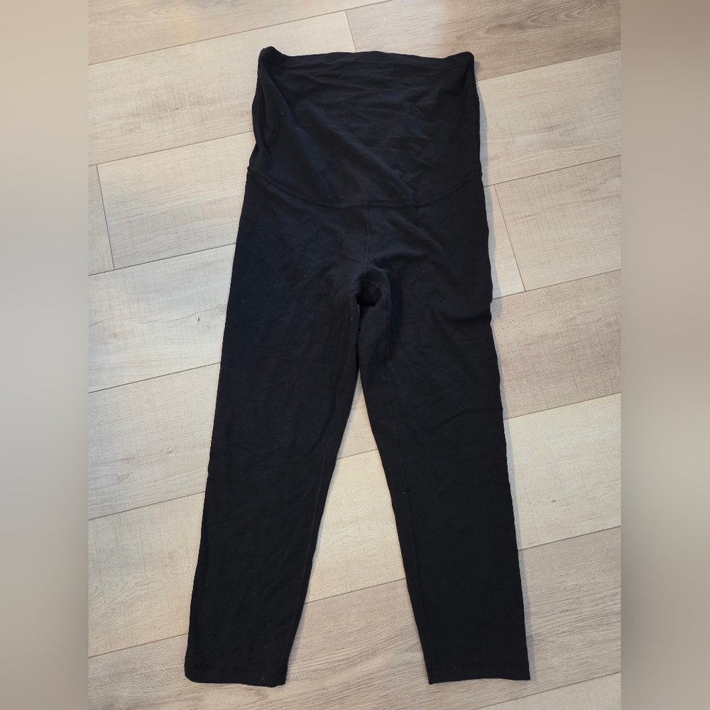 CRZ YOGA Black Maternity Leggings - Stretchy Everyday Bottoms